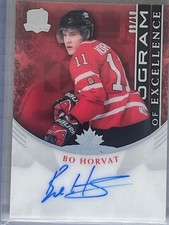 2024-25 The Cup Program Of Excellence Canada Auto /10 Bo Horvat #POE-BH