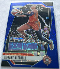 2024 Panini Prizm WNBA Basketball Tiffany Mitchell Connecticut Sun Blue Velocity