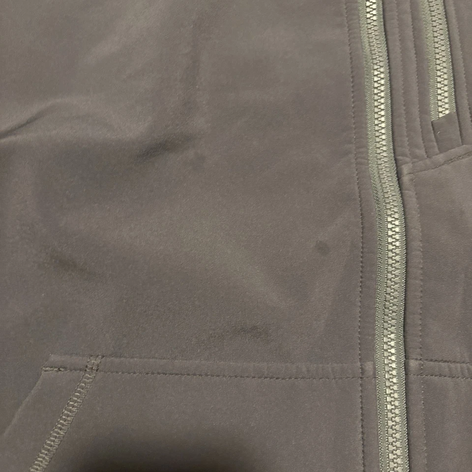 Simms Rogue Hoody Men XL Fishing Jacket Fleece Lined Full Zip Softshell Grey - Image 4 of 4