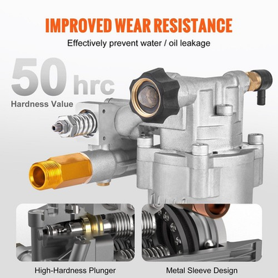 #ad 3 4 Inch Horizontal Shaft 3400 PSI 2.5 GPM Pressure Washer Pump Replacement $66.49