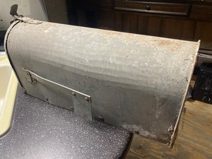 Vintage/Patina/Rustic New Orleans Louisiana antique old Hand Made Mail Box