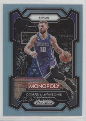 2023-24 Panini Prizm Monopoly Light Blue 184/199 Domantas Sabonis #77 1f7d