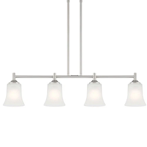 Designers Fountain D278M-IS Bronson 4 Light 34"W Linear Pendant - Nickel - Picture 1 of 5