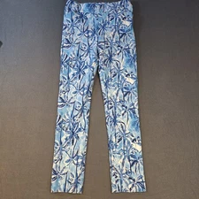 Jean-Pierre Klifa Monterey Pants Palms Jungle Size XL Blue White Flamingo
