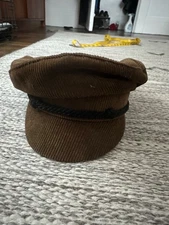 1964 Beatles, "The Ringo Cap", Ringo Starr Brown Corduroy Cap 