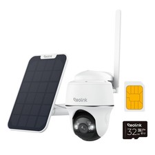 Image of Reolink Go PT Plus Outdoor Security Camera 4G LTE Solar Panel 3K HD Night Vision