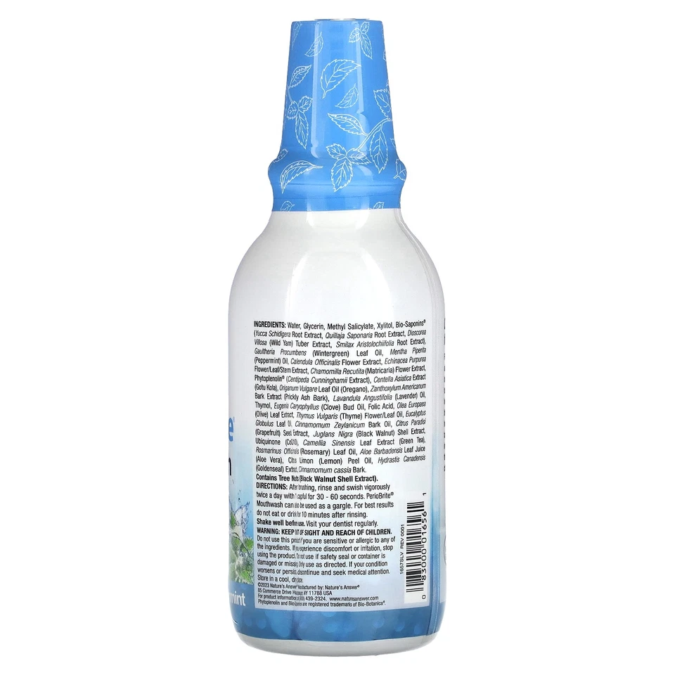 PerioBrite, Mouthwash with Xylitol, Wintermint, 16 fl oz (480 ml) - Image 2 of 2