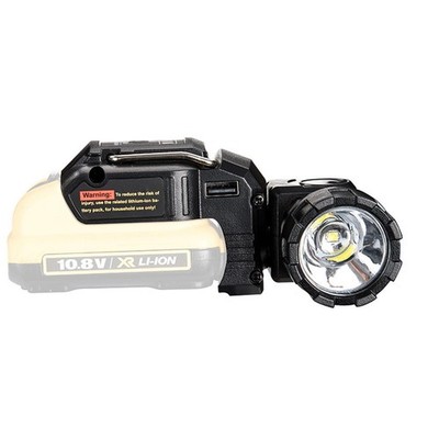 Handheld LED Work Light Flashlight Adapter For DeWalt 12V MAX Li-Ion Battery I