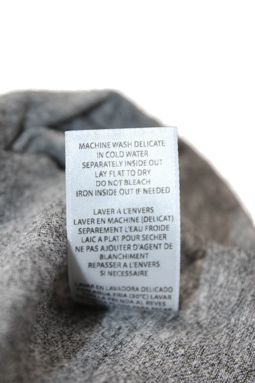 Philanthropy Womens Basic Gray Crew Neck Short Sl… - image 6