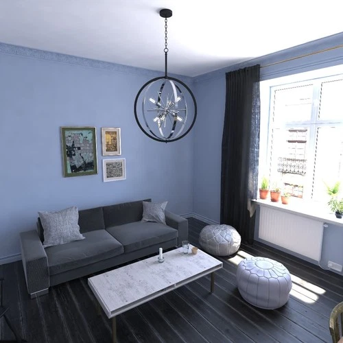 Estelle 6-Light Pendant in Mid-Century Modern and Sputnik Style 38 Inches Tall - Picture 12 of 13