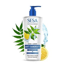 SESA Ayurvedic Anti Dandruff Shampoo With Neem, Lemon Helps Reduce Hairfall 500M