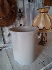 alter Steingut Topf Schmalztopf Steinzeug 16 Liter Antik