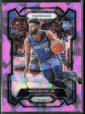 2023-24 Prizm Mike Miles Jr. 295 Base Pink Ice RC