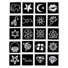 Temporary Tattoos Kit 4Pcs Semi Permanent Paste Cones Henna India Body Art