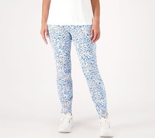 Susan Graver Women's Plus Sz Pants 3X Weekend Regular Multi-colored A567190