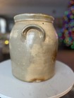 Stoneware crock with cobalt blue bird decoration by S. Hart, Fulton NY — photo 6