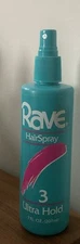 80s Vintage RAVE Hairspray Ultra Hold Hair Spray Pump Spritz 7 Oz NO CAP