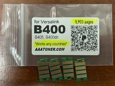(4) 106R03581 Toner Chip Refill for Xerox VersaLink B400, B405 (5,9k)