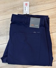 KJUS Mens 38 X 32 IKE PANTS Atlanta BLUE PERFORMANCE GOLF 5-POCKET STRETCH NWT