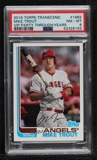 2019 Topps Transcendent Party Through The Years /83 Mike Trout PSA 8 0u17