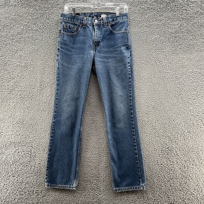 VTG Levis 505 Jeans Women 9 or 29X30 Regular Fit Straight Leg Made USA 90s Denim