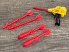 G.I. GI JOE  TIGER FORCE TIGER FLY PARTS LOT missile side gun hose OEM