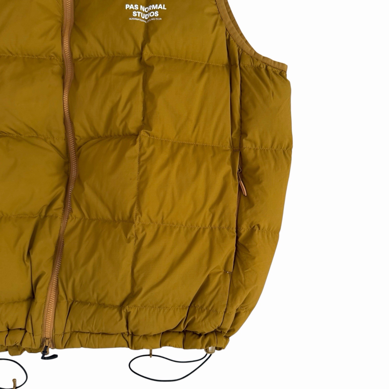 Pas Normal Studios Yellow Down Puffer Vest XL for Men - Off Race image 5