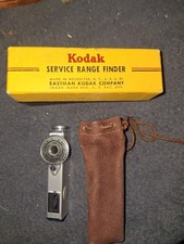 Kodak Service Range Finder Viewfinder with Original Box and Brown Pouch