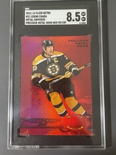 2012-13 Fleet Retro PMG Precious Metal Gems Red Zdeno Chara /100 SGC 8.5