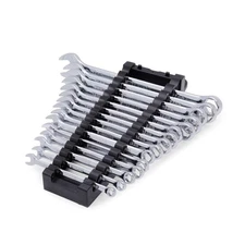 Steelman 6 Point Metric/Combination 15 Piece Wrench Set 78533