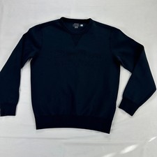 Polo Ralph Lauren Embroidered Logo Crewneck Sweatshirt Navy Cotton Blend S