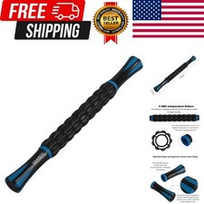 Professional 9-Roller Deep Tissue Massage Stick - Portable Muscle Recovery Ro...