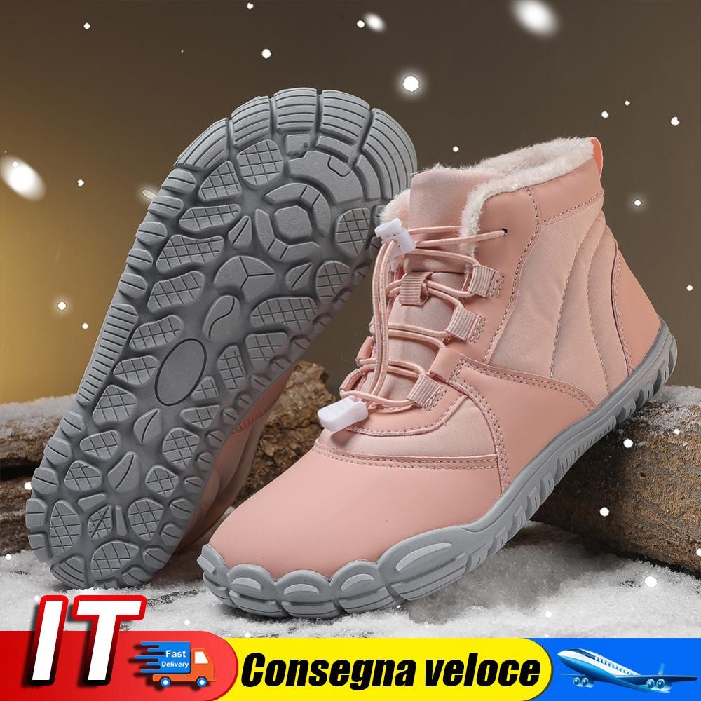 KEEN Scarponi da neve invernali Scarpe da trekking leggere a piedi nudi per uomo donn