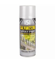 GALVANISED SPRAY PAINT GALVANISING MATT FINISH ANTI RUST HIGH DENSE PAINT 400ML