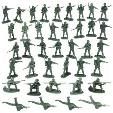 U. S. Toy Green Army Men Toy Soldiers Set, Classic Military Action Figures fo...