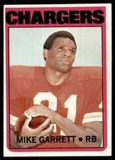 1972 TOPPS MIKE GARRETT SAN DIEGO CHARGERS #241 EXMT-NM