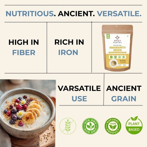 Amaranth Seeds 5 lbs - Rajgira Seeds (Amaranthus) - Whole Nutritive Supergrain - Bild 8 von 9