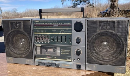 Vintage Fisher PH-418 Boombox, No Power Cord