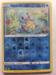 Squirtle 015/078 Reverse Holo Pokemon GO Common
