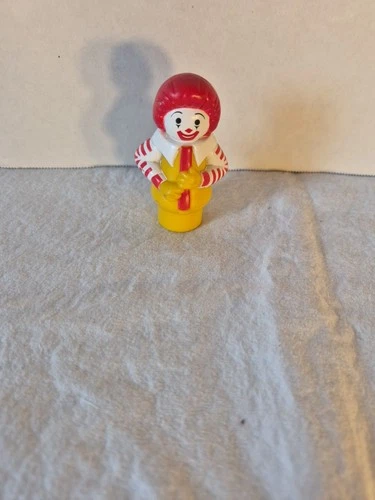 Vintage Fisher Price Little People Ronald McDonald Figure McDonald's Clown