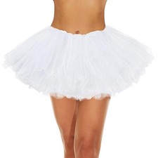 Women's Tutu Skirt Elastic 5 Layered Vintage Tulle Ballet Skirt Party Festiva...