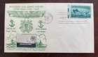 USCG coast guard Crosby naval ship cover 1945 wwii era USS Hamilton FDC