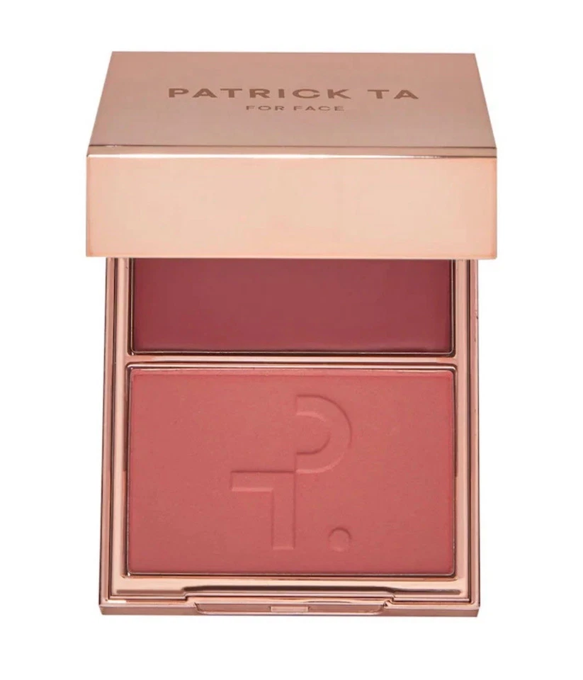 PATRICK TA Major Headlines Double-Take Crème Powder Blush Duo, She's Flushed NEW - Image 2 of 4