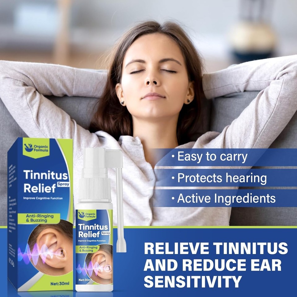 Stop Ringing Ear Drop Tinnitus Relief Spray Ringing Ears Drops Natural Treatment Stop Ringing ...
