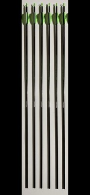 6 Count - Victory Archery RIP Gamer 400 Carbon Arrows 1/2 Dozen 3D Shoot Hunting