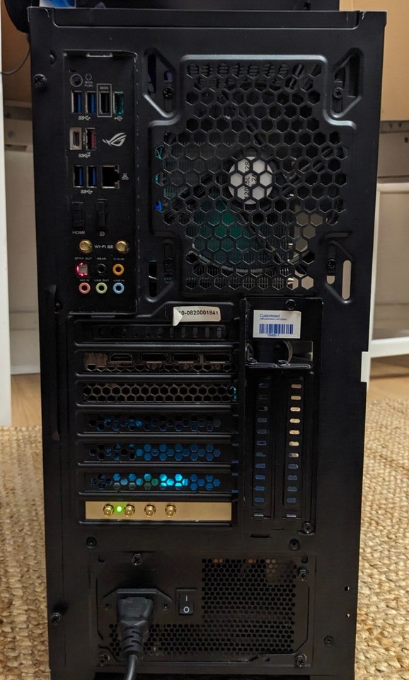 High End Custom Built Gaming PC Win 11 Pro RYZEN 7 5800X 32GB RAM NVDIA ...