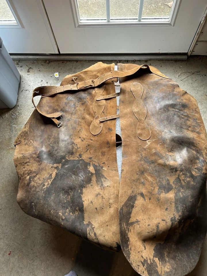 Vintage Leather Chaps -  Owned by Mike Wolfe American Pickers - Image 2 of 4