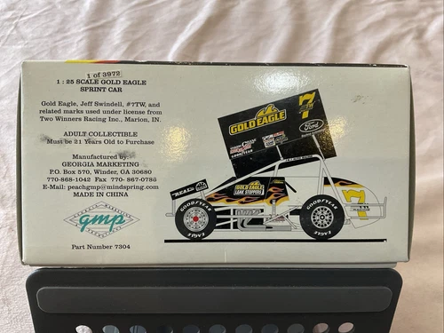 GMP 1997 Jeff Swindell #7TW Gold Eagle Leak 1/25 Scale Sprint Car - Picture 5 of 10