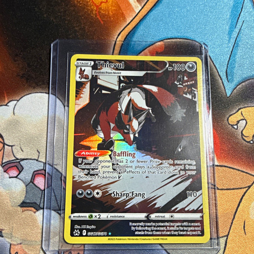 Thievul GG17/GG70 Crown Zenith Galarian Gallery UR Holo Full Art EN
