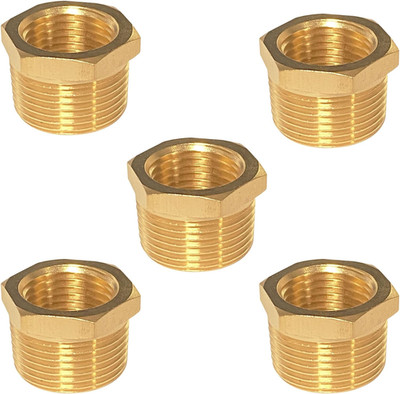 3/4 to 1/4 reducer Brass Threaded Pipe Fitting 3/4 NPT Male x 1/4 NPT Female Hex